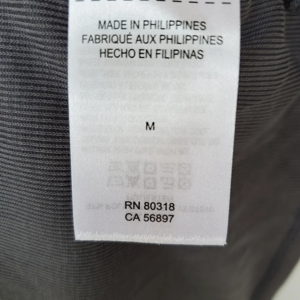 LUCKY Babydoll Tank Top Grey Ribbed  Medium NWOT - Picture 8 of 11